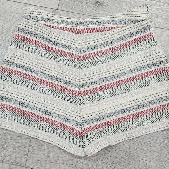 bcbgeneration Shorts Size 2 Striped High Waisted Boho - Picture 2 of 7